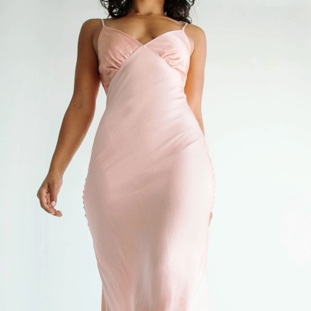 The Line by K Mauve Pink Slip Dress